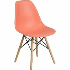 Elon Series Plastic Chair with Wooden Legs - Riverstone Furniture Collection Orange 30 Elon Series Plastic Chair with Wooden Legs - Riverstone Furniture Collection Orange -Living Room Chairs store unnamed file 6844