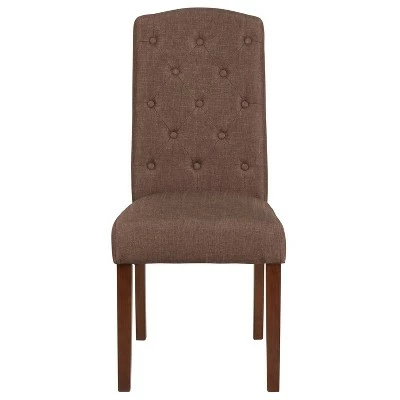Flash Furniture HERCULES Grove Park Series Diamond Patterned Button Tufted Parsons Chair 5 Flash Furniture HERCULES Grove Park Series Diamond Patterned Button Tufted Parsons Chair - Image 3