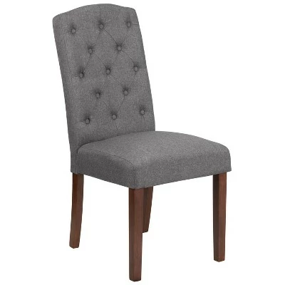 Flash Furniture HERCULES Grove Park Series Diamond Patterned Button Tufted Parsons Chair 9 Flash Furniture HERCULES Grove Park Series Diamond Patterned Button Tufted Parsons Chair - Image 7