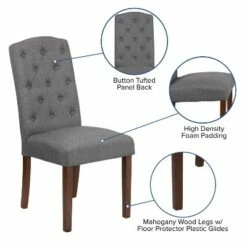 Flash Furniture HERCULES Grove Park Series Diamond Patterned Button Tufted Parsons Chair 22 Flash Furniture HERCULES Grove Park Series Diamond Patterned Button Tufted Parsons Chair -Living Room Chairs store unnamed file 6854