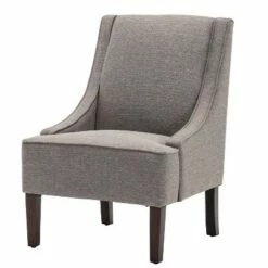 Swoop Arm Accent Chair - WOVENBYRD Light Blue -Living Room Chairs store unnamed file 6914