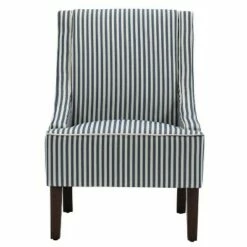 Swoop Arm Accent Chair - WOVENBYRD Light Blue -Living Room Chairs store unnamed file 6925