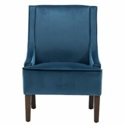 Swoop Arm Accent Chair - WOVENBYRD Light Blue -Living Room Chairs store unnamed file 6926