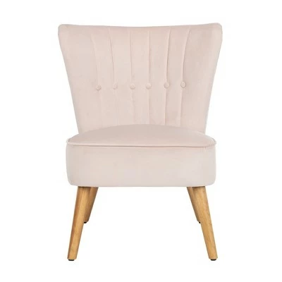 June Mid Century Accent Chair Slate - Safavieh Mauve/natural 11 June Mid Century Accent Chair Slate - Safavieh Mauve/natural - Image 9