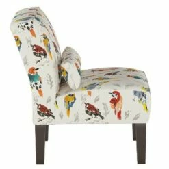 Burke Slipper Chair Multi Bird Print - Threshold™