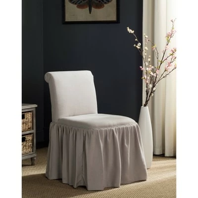 Ivy Vanity Chair - Taupe - Safavieh 3 Ivy Vanity Chair - Taupe - Safavieh