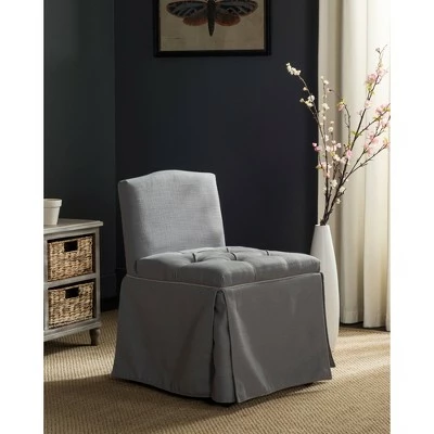 Betsy Vanity Chair - Gray / Taupe - Safavieh 3 Betsy Vanity Chair - Gray / Taupe - Safavieh