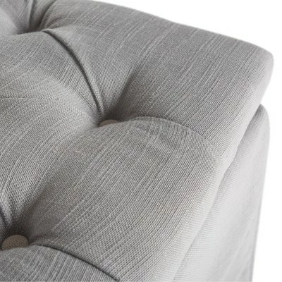 Betsy Vanity Chair - Gray / Taupe - Safavieh 6 Betsy Vanity Chair - Gray / Taupe - Safavieh - Image 4