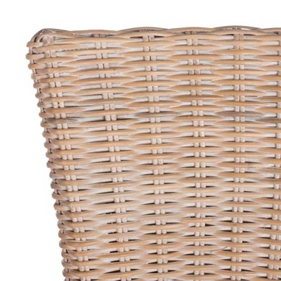 Set of 2 Allen Accent Chairs Natural White Wash - Safavieh 10 Set of 2 Allen Accent Chairs Natural White Wash - Safavieh - Image 8