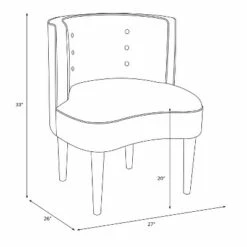 Clary Curved Back Accent Chair - Opalhouse™ Pink & Cream Tropical Grass -Living Room Chairs store unnamed file 7039