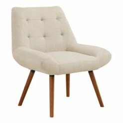 Calico Accent Chair - OSP Home Furnishings Cream -Living Room Chairs store unnamed file 7090