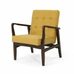 Marcola Mid Century Modern Upholstered Wood Framed Club Chair - Christopher Knight Home Gray -Living Room Chairs store unnamed file 717