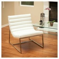 Parisian Sofa Chair White - Christopher Knight Home -Living Room Chairs store unnamed file 7213