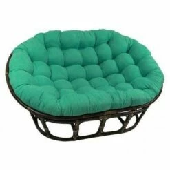 63"x45" Double Papasan with Micro Suede Cushion - International Caravan Black -Living Room Chairs store unnamed file 7278