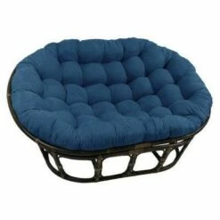 63"x45" Double Papasan with Micro Suede Cushion - International Caravan Black -Living Room Chairs store unnamed file 7281
