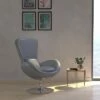 Merrick Lane High-Back Egg Style Lounge Chair With 360° Swivel Metal Base -Living Room Chairs store unnamed file 729