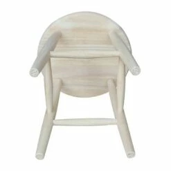 Jonathan Swivel Scooped Seat 18" Stool - Unfinished - International Concepts -Living Room Chairs store unnamed file 73