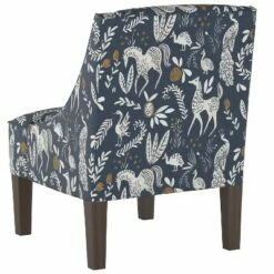 Hudson Swoop Armchair Animal Print - Threshold™ Ivory -Living Room Chairs store unnamed file 7306