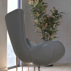 Merrick Lane High-Back Egg Style Lounge Chair With 360° Swivel Metal Base 11 Merrick Lane High-Back Egg Style Lounge Chair With 360° Swivel Metal Base -Living Room Chairs store unnamed file 731