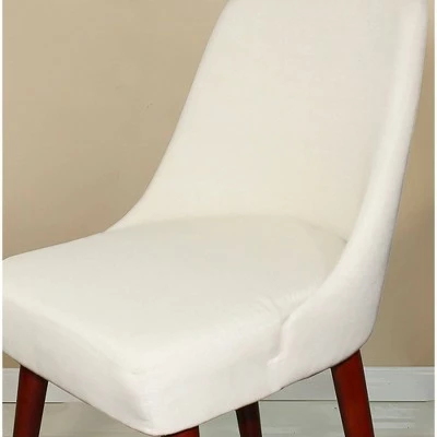 Armless Accent Chair Cream - Ore International 3 Armless Accent Chair Cream - Ore International