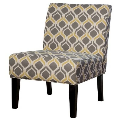 Saloon Fabric Print Accent Chair - Christopher Knight Home Blue 8 Saloon Fabric Print Accent Chair - Christopher Knight Home Blue - Image 6