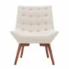 Serena Accent Chair Tufted Linen Beige - Linon -Living Room Chairs store unnamed file 7362