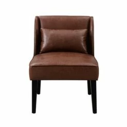 Leather Lounge Chair Brown - Teamson Home 14 Leather Lounge Chair Brown - Teamson Home -Living Room Chairs store unnamed file 7371