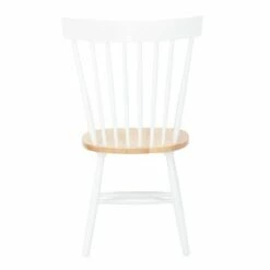 Set of 2 Parker Side Chairs White/Natural - Safavieh -Living Room Chairs store unnamed file 7406