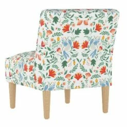 Robin Upholstered Chair Orange/White Floral - Skyline Furniture 10 Robin Upholstered Chair Orange/White Floral - Skyline Furniture -Living Room Chairs store unnamed file 7413