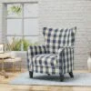 Arabella Farmhouse Armchair - Christopher Knight Home Black/white -Living Room Chairs store unnamed file 743