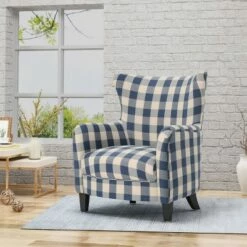 Arabella Farmhouse Armchair - Christopher Knight Home Black/white