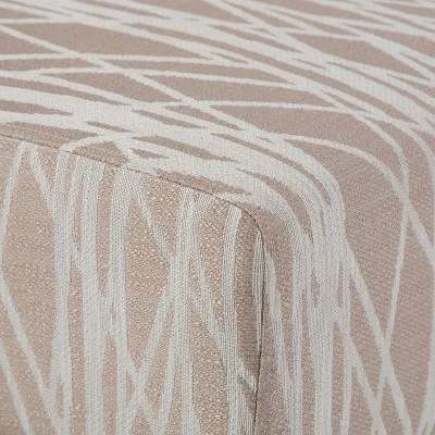 22" Mason Accent Chair Beige/White Patterned Fabric - WyndenHall 8 22" Mason Accent Chair Beige/White Patterned Fabric - WyndenHall - Image 6