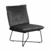 Ellington Armless Lounge Chair - Finch Saddle Brown