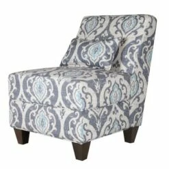 Blue Slate Collection Accent Chair Gray/Light/Large Damask - HomePop 18 Blue Slate Collection Accent Chair Gray/Light/Large Damask - HomePop -Living Room Chairs store unnamed file 7525