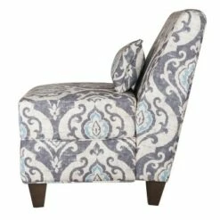 Blue Slate Collection Accent Chair Gray/Light/Large Damask - HomePop 19 Blue Slate Collection Accent Chair Gray/Light/Large Damask - HomePop -Living Room Chairs store unnamed file 7526