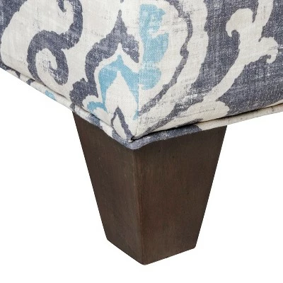 Blue Slate Collection Accent Chair Gray/Light/Large Damask - HomePop 11 Blue Slate Collection Accent Chair Gray/Light/Large Damask - HomePop - Image 9