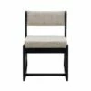 Callum Upholstered Rocking Chair Black - Linon