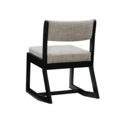Callum Upholstered Rocking Chair Black - Linon -Living Room Chairs store unnamed file 7533