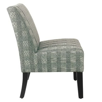 Armless Accent Chair - HomePop Black Buffalo Check 4 Armless Accent Chair - HomePop Black Buffalo Check - Image 2