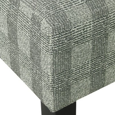 Armless Accent Chair - HomePop Black Buffalo Check 7 Armless Accent Chair - HomePop Black Buffalo Check - Image 5