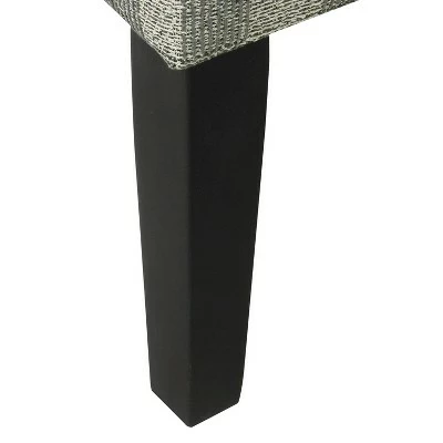 Armless Accent Chair - HomePop Black Buffalo Check 8 Armless Accent Chair - HomePop Black Buffalo Check - Image 6