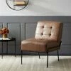 eLuxury Armless Tufted Accent Chair 2 eLuxury Armless Tufted Accent Chair -Living Room Chairs store unnamed file 7584