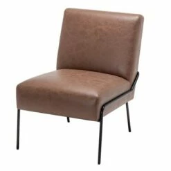 eLuxury Armless Tufted Accent Chair -Living Room Chairs store unnamed file 7593
