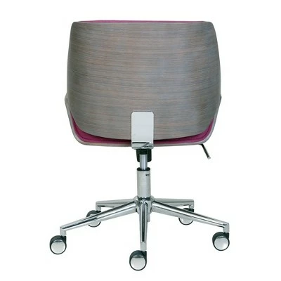 Ophelia Bentwood Task Chair - Adore Decor Pink 5 Ophelia Bentwood Task Chair - Adore Decor Pink - Image 3