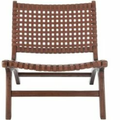 Luna Leather Woven Accent Chair - Safavieh 15 Luna Leather Woven Accent Chair - Safavieh -Living Room Chairs store unnamed file 7620