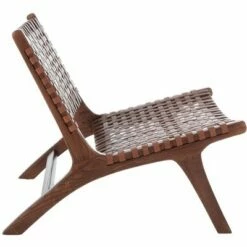 Luna Leather Woven Accent Chair - Safavieh 16 Luna Leather Woven Accent Chair - Safavieh -Living Room Chairs store unnamed file 7621