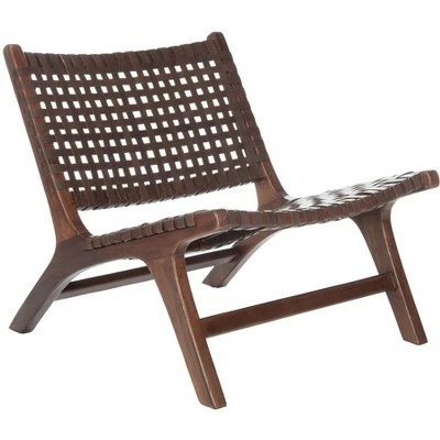 Luna Leather Woven Accent Chair - Safavieh 12 Luna Leather Woven Accent Chair - Safavieh - Image 10