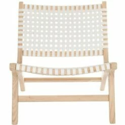 Luna Leather Woven Accent Chair - Safavieh 24 Luna Leather Woven Accent Chair - Safavieh -Living Room Chairs store unnamed file 7629