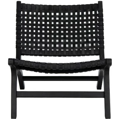 Luna Leather Woven Accent Chair - Safavieh 14 Luna Leather Woven Accent Chair - Safavieh - Image 12