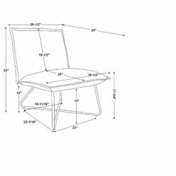 Kelvin Chair - Linon Sherpa -Living Room Chairs store unnamed file 7660